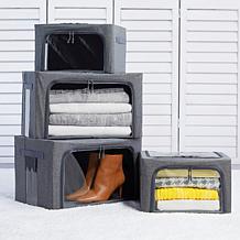 "As Is" Improvements Collapsible Storage Bins - Set of 4