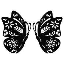 "As Is" Improvements LED Solar Silhouette Outdoor Stakes - Set of 2 