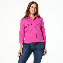 "As Is" Jaclyn Smith Ponte Knit Jacket