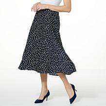 "As Is" Jaclyn Smith Yoked A-line Skirt