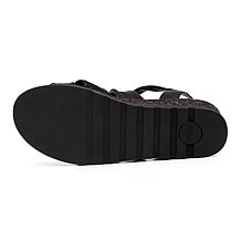 "As Is" Jambu Diana Leather Demi Wedge Sandal