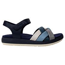 "As Is" Jambu Helena Leather Wedge Sandal