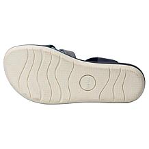 "As Is" Jambu Helena Leather Wedge Sandal