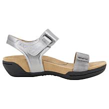 "As Is" Jambu Morgan Leather Wedge Heel Sandal