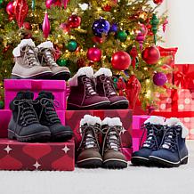 "As Is" JBU Illinois Ankle Boot with Faux Fur and Zipper Closure