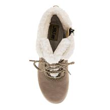 "As Is" JBU Illinois Ankle Boot with Faux Fur and Zipper Closure