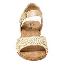 "As Is" JBU Jule Demi Wedge 2-piece Sandal 