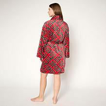 "As Is" Jeffrey Banks Printed Plush Robe