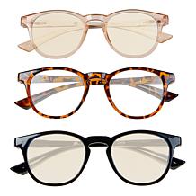 "As Is" Joy CleanBoss World Traveler Luxe Readers & Tote Handbag Set