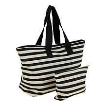 "As Is" Joy CleanBoss World Traveler Luxe Readers & Tote Handbag Set