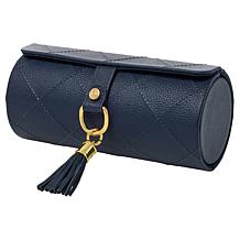 "As Is" Joy First Class Luxury Leather Hard Sided Jewelry Case