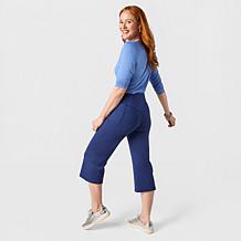 "As Is" Joy Performance Luxe Buttersoft Buy One, Get One Wide Leg C...