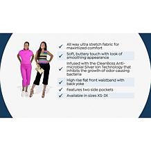 "As Is" Joy Performance Luxe Buttersoft Buy One, Get One Wide Leg C...