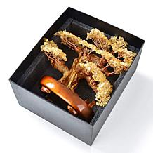 "As Is" KALIFANO Gemstone Bonsai Tree of Life Sculpture