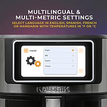 "As Is" Kalorik Vivid 5QT Air Fryer with Touchscreen