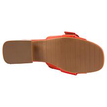 "As Is" Kenneth Cole New York Irene Leather Slip-On Sandal