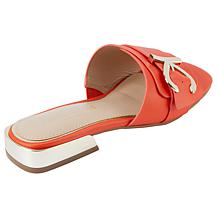"As Is" Kenneth Cole New York Irene Leather Slip-On Sandal