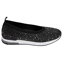 "As Is" Kenneth Cole Reaction Evaline Stretch Knit Jeweled Ballet Flat