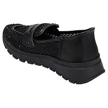 "As Is" Kenneth Cole Reaction Kaia EZ On Jeweled Mesh Loafer