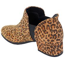 "As Is" Kenneth Cole Reaction Sandra EZ-On Step-In Jeweled Bootie