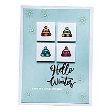 "As Is" Kingston Crafts Embossing Kit with Ink Pad, Ink and Powder