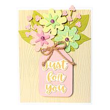 "As Is" Kingston Crafts Mini Chipboard Shapes and Storage Kit