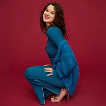 "As Is" LB70 by Lloyd Boston Every AngLL Twill Glimmer Mid-Rise Fla...