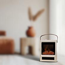 "As Is" LivePure 15" 1500W Crackle & Glow Heater and Fan