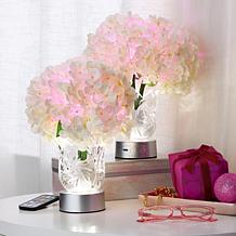 "As Is" Living Glow Rechargeable LED Color Changing Flower Light - ...