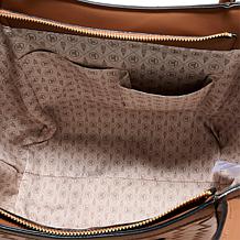 "As Is" London Fog Hannah Woven Shopper Tote