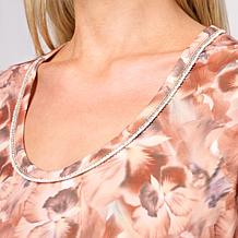 "As Is" Mark & James by Badgley Mischka Amy Short Sleeve Tee