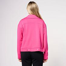"As Is" Mark & James by Badgley Mischka Double Closure Moto Jacket