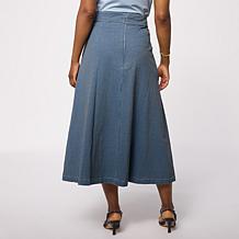 "As Is" Mark & James by Badgley Mischka High-Waisted A-Line Skirt