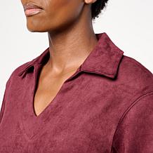 "As Is" Mark & James by Badgley Mischka Lara Boxy Johnny Collar Cro...