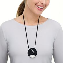 "As Is" MarlaWynne 36" Pinpoint Adjustable Suede Cord Drop Necklace