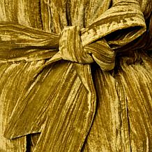 "As Is" MarlaWynne Crinkle Velvet Puffer Jacket