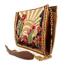 "As Is" Mary Frances Hand-Beaded Crossbody Handbag