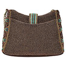 "As Is" Mary Frances Hand-Beaded Crossbody Handbag