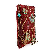 "As Is" Mary Frances Hand-Beaded Crossbody Mini Handbag