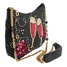 "As Is" Mary Frances Handbag Hand-Beaded Crossbody/Clutch