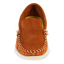 "As Is" Minnetonka Discover Classic Water-Resistant Suede Moccasin
