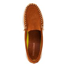 "As Is" Minnetonka Discover Classic Water-Resistant Suede Moccasin