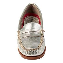 "As Is" Minnetonka Mellony Suede Moccasin Penny Loafer