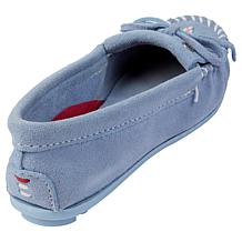 "As Is" Minnetonka® Nizhoni Hand-Beaded Suede Moccasin
