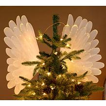 "As Is" Mr. Christmas Fiber Optic Angel Wing Tree Topper