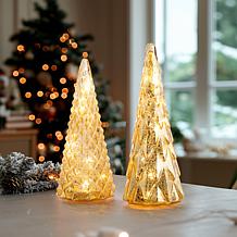 "As Is" Mr. Christmas Glass Tree Twinkle Effect 6-Hour Timer