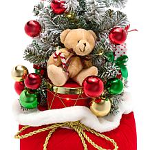 "As Is" Mr. Christmas Lit Tree with Santa Sack