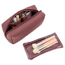 "As Is" MyTagAlongs The Loaf Cosmetic Pouch with Clear Pouch