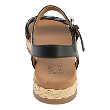 "As Is" Naturalizer Neila Leather Espadrille Sandal