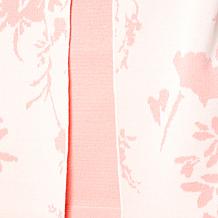 "As Is" Nina Leonard 2 Fer Long Sleeve Jacquard Sweater